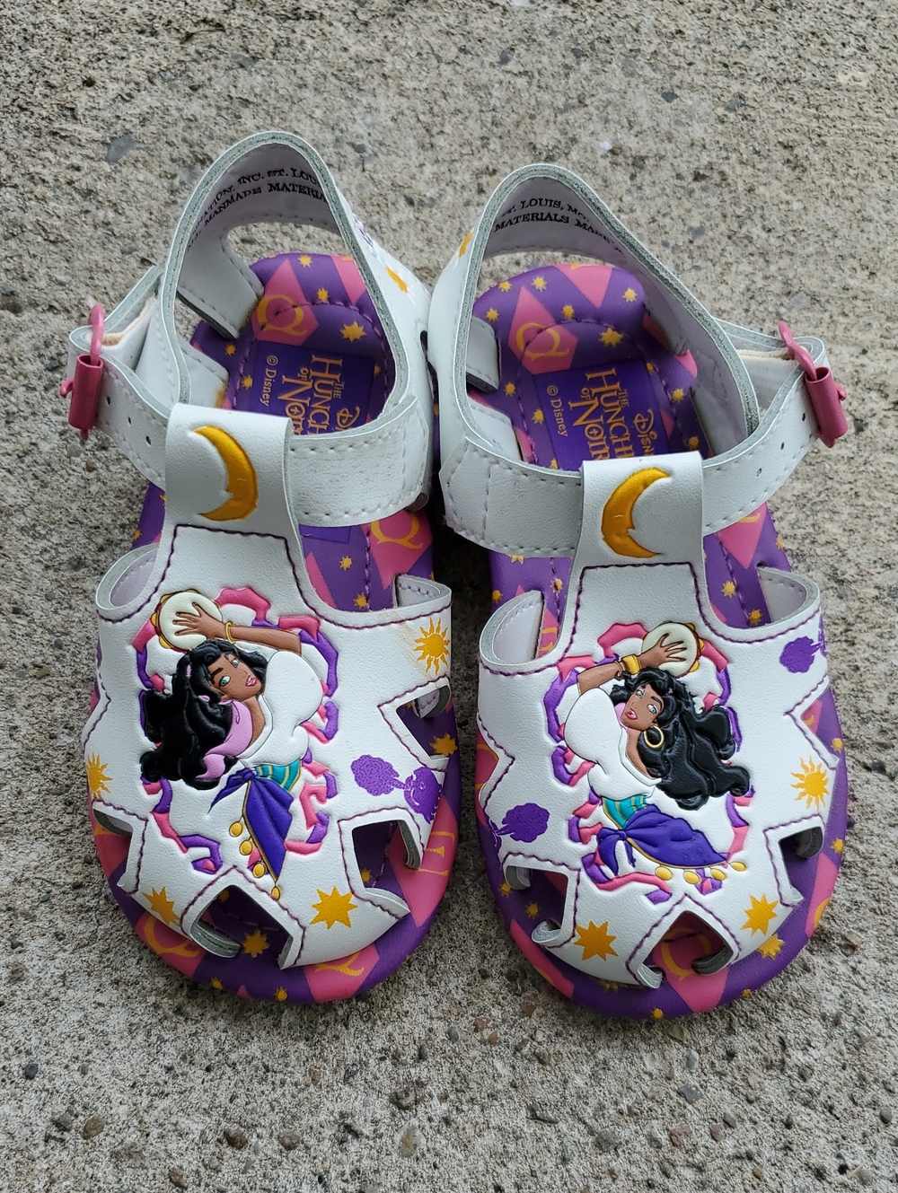 Rare Vintage Disney The Hunchback Of Notre Dame Sandals Baby Toddler Size 5C